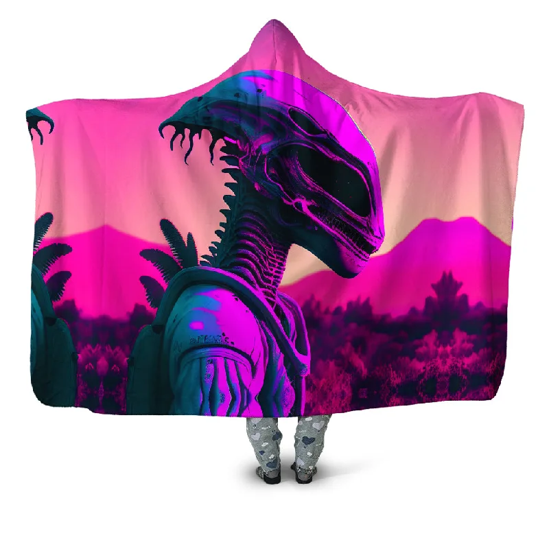 Fleece blankets for a cozy and plush textureDawn of a New Age Hooded Blanket