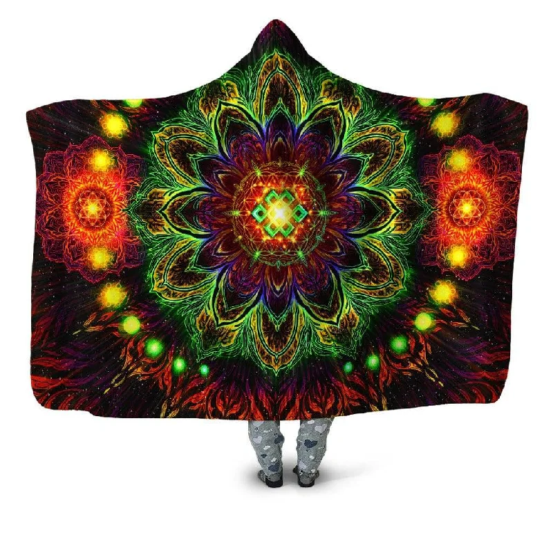 Chenille blankets with a thick and fuzzy textureEndless Dimension Hooded Blanket