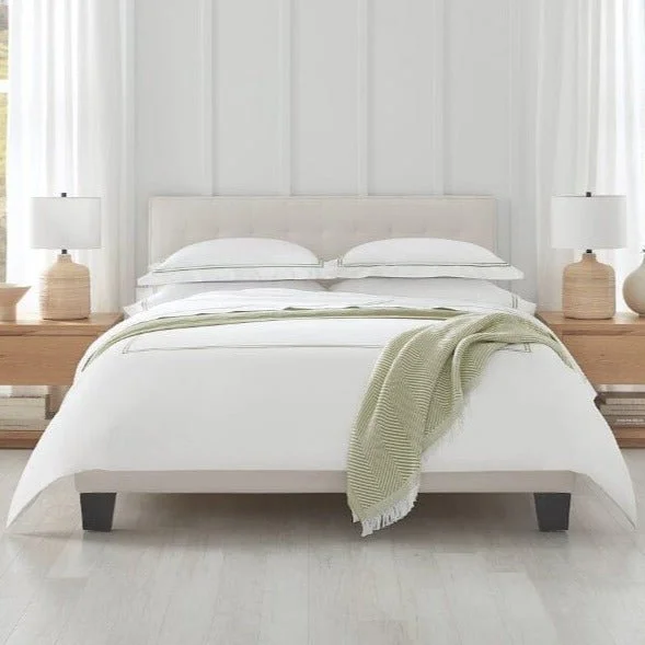 Machine - washable duvet covers for hassle - free cleaningGrande Hotel Fern Bedding by Sferra