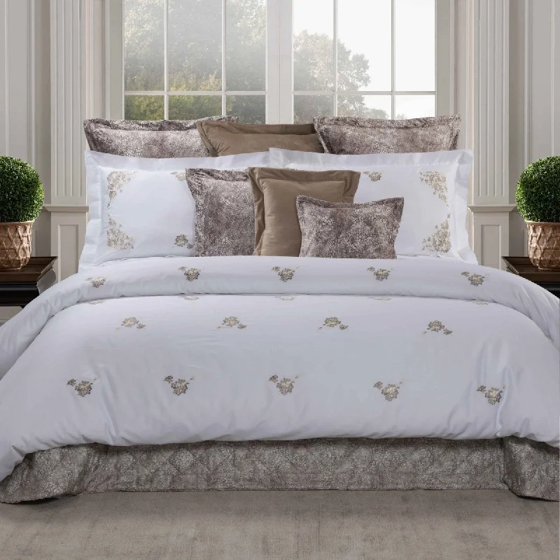 High - end luxury duvet covers for a top - tier sleep experienceIbla Embroidery Bedding by Dea Linens