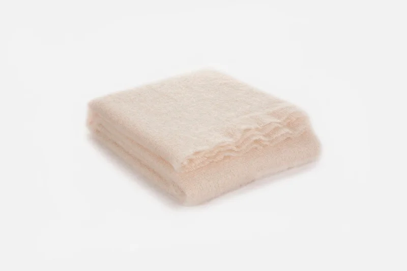 Microfiber blankets that are durable and easy to care forIvory Mooneen Mohair Throw Blanket