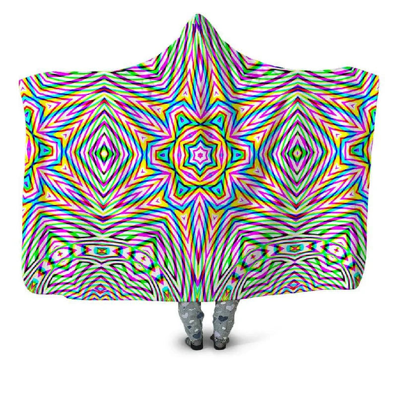 Queen - size blankets for standard - sized bedsJungle Leaves Hooded Blanket