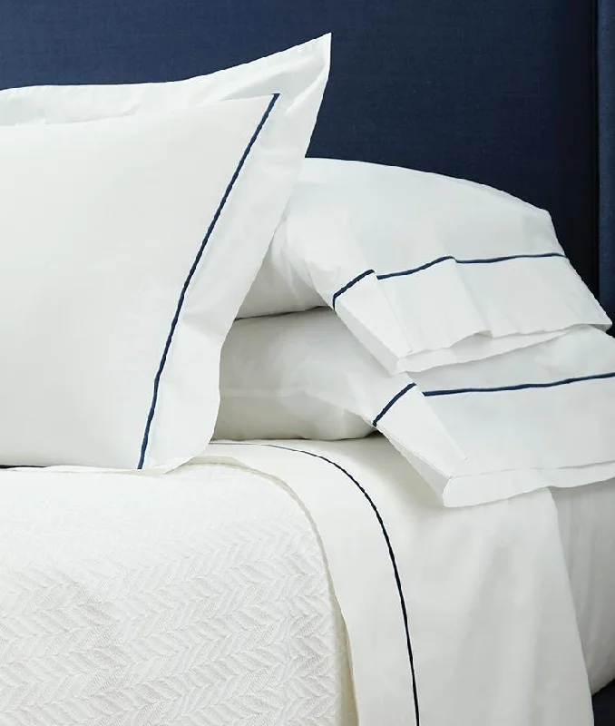 Striped duvet covers with bold or subtle stripes for a classic or nautical feelBrighton Percale Bedding by Legacy Home