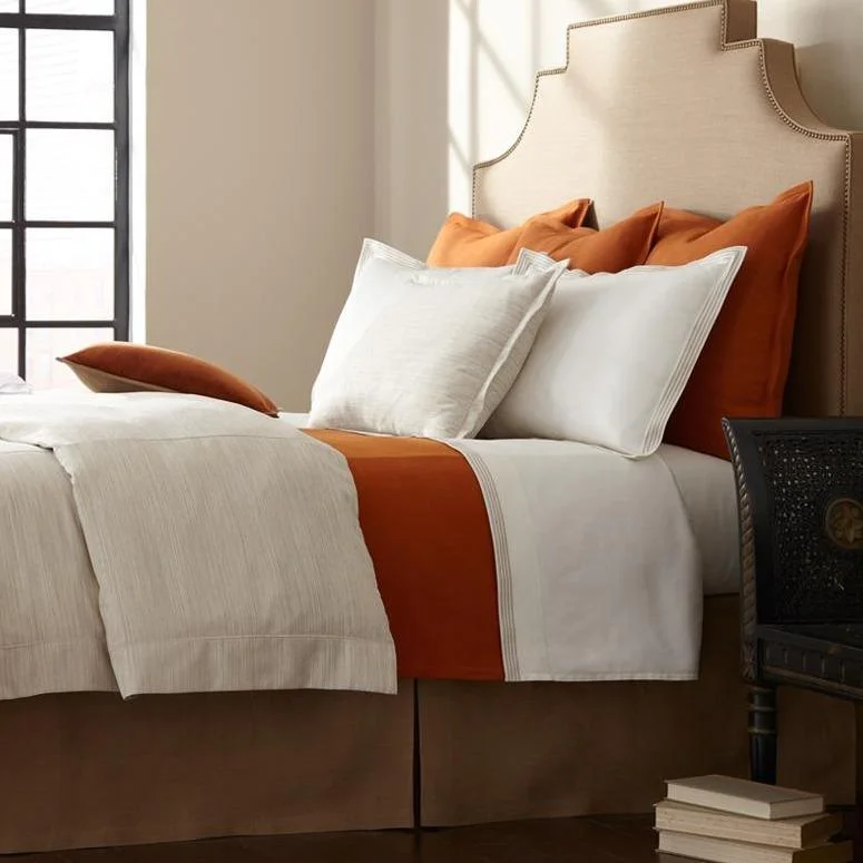 Ombre - colored duvet covers with a gradient effect for a trendy and unique styleZurich Linen Bedding by Legacy Home