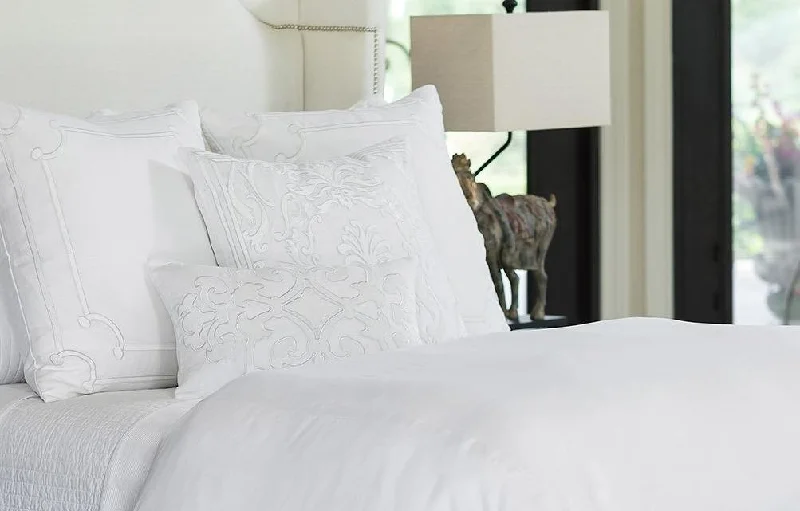 Guest - room duvet covers to make visitors feel welcome and comfortableBloom White Bedding by Lili Alessandra