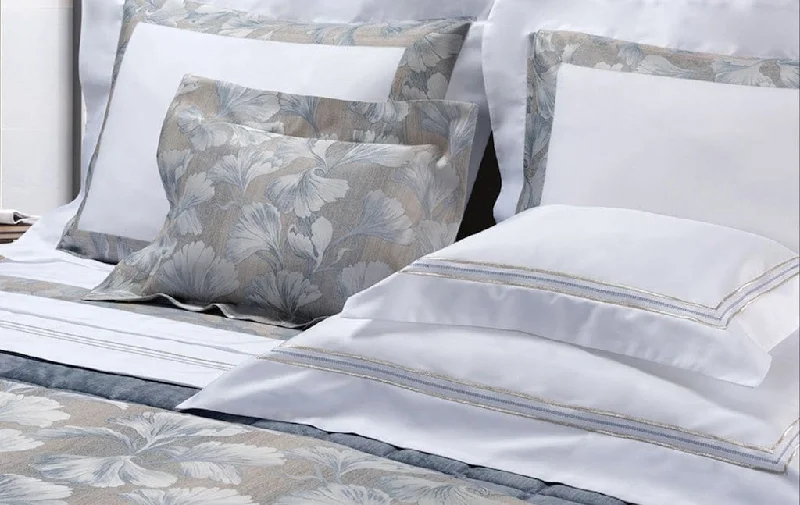 Full - size duvet covers suitable for full - sized beds in guest rooms or small bedroomsMark Embroidery Bedding by Dea Linens