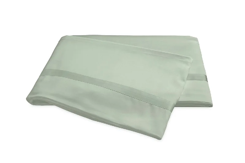 Egyptian cotton duvet covers for a luxurious and soft feelMatouk Nocturne Sateen Bedding in Celadon