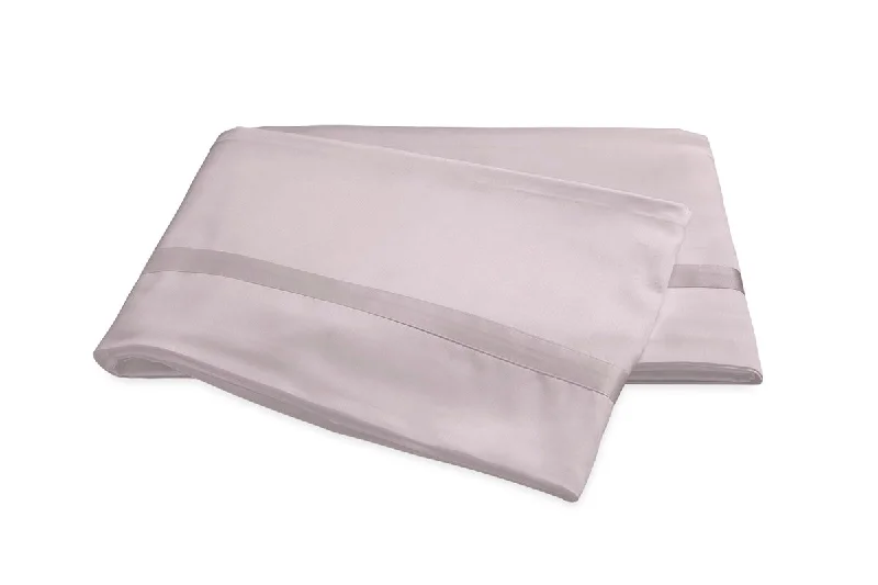 Bamboo - derived duvet covers with antibacterial and moisture - wicking propertiesMatouk Nocturne Sateen Bedding in Deep Lilac