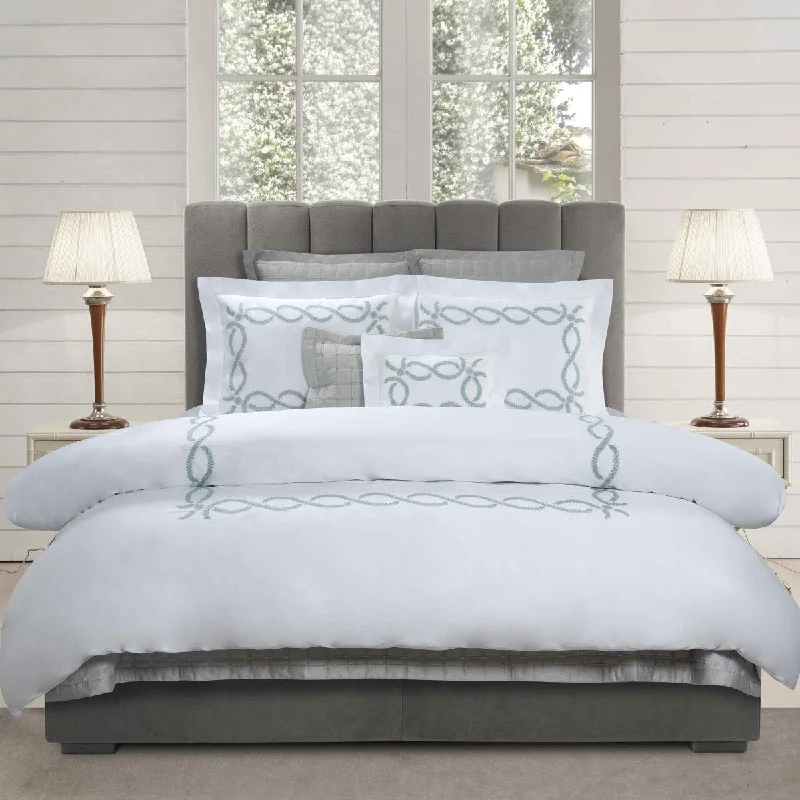 Affordable duvet covers for those on a tight budgetMirea Embroidery Bedding by Dea Linens