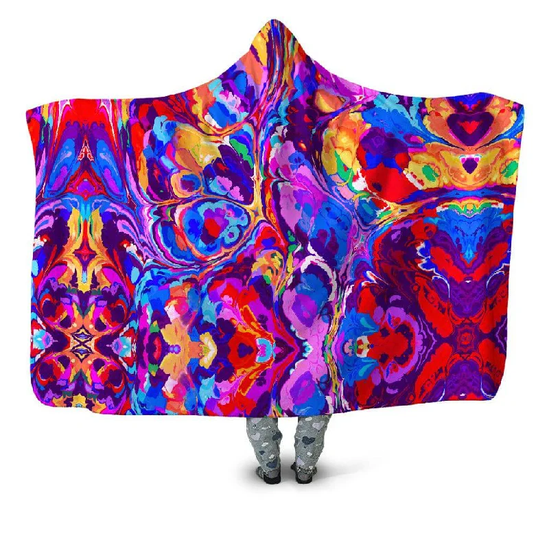 Microfiber blankets that are durable and easy to care forOverflow Hooded Blanket