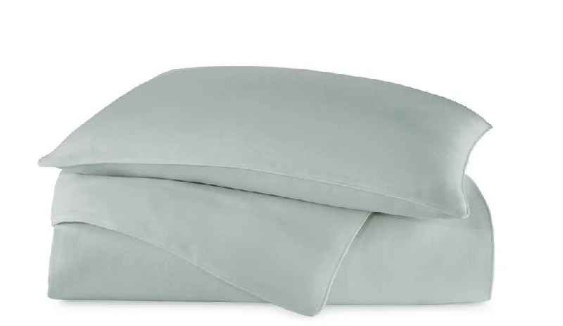 Twin XL duvet covers designed for extra - long twin beds, often used in college dormsMandalay Mist Bedding Collection by Peacock Alley