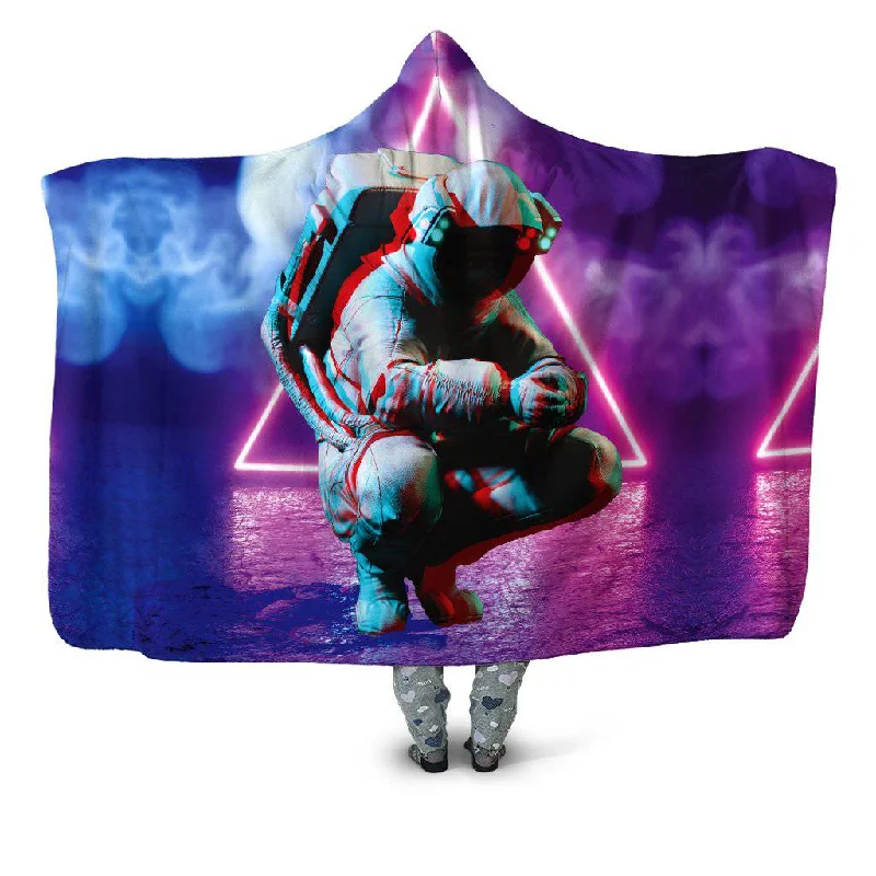 Microfiber blankets that are durable and easy to care forSpace Boy Hooded Blanket