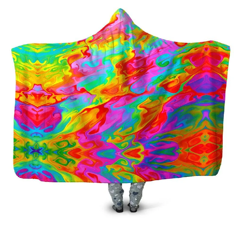 Queen - size blankets for standard - sized bedsSummer Solstice Hooded Blanket