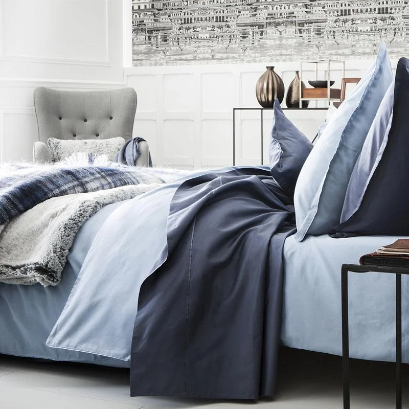 Abstract - designed duvet covers to add an artistic flair to the bedroomTeo Slate Blue Bedding by Alexandre Turpault