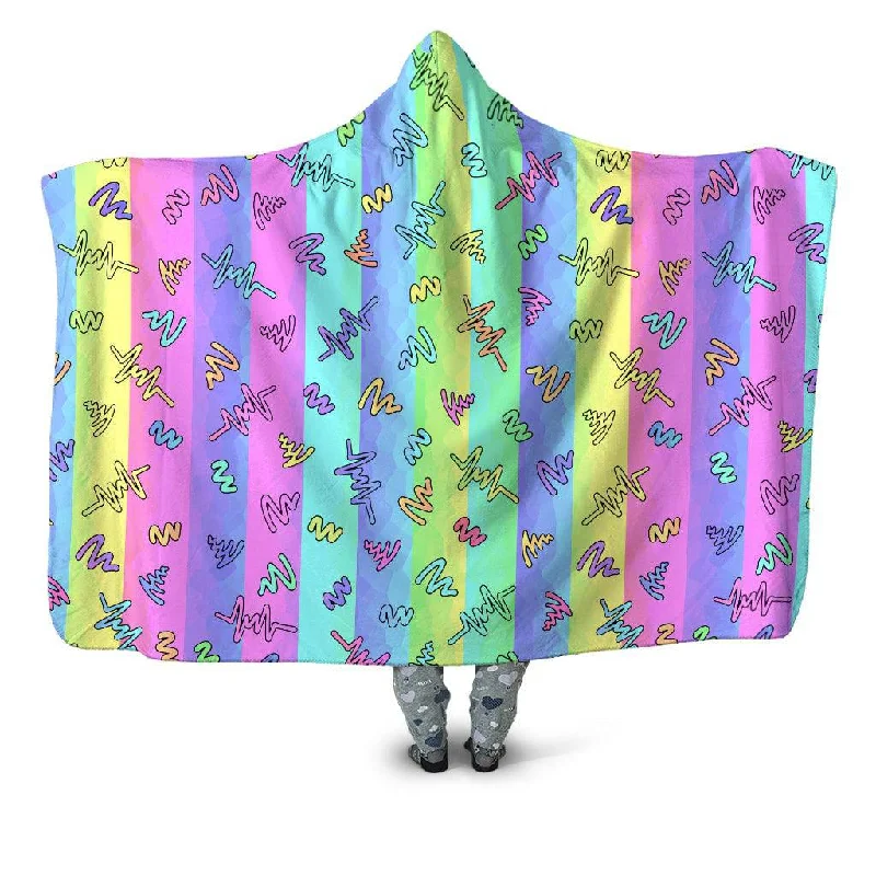 Wool blankets with natural warmth and insulationTrippy Doodles Hooded Blanket