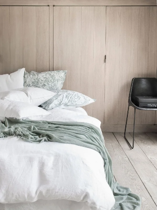 Bamboo - derived duvet covers with antibacterial and moisture - wicking propertiesNouvelle Vague White Bedding by Alexandre Turpault