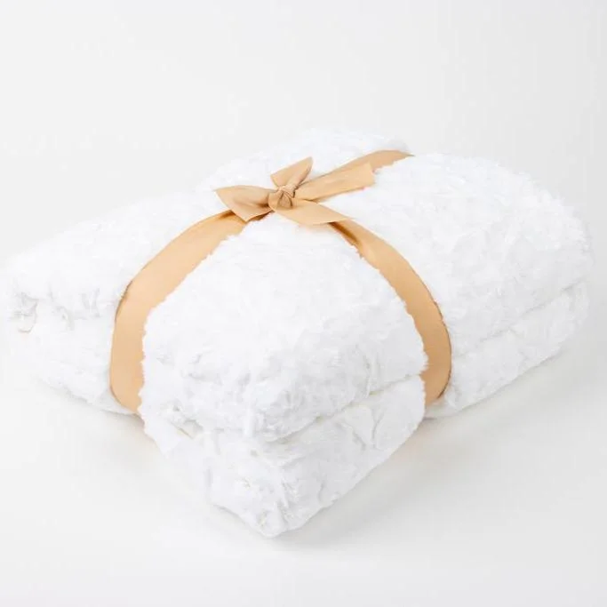 Microfiber blankets that are durable and easy to care forArctic White