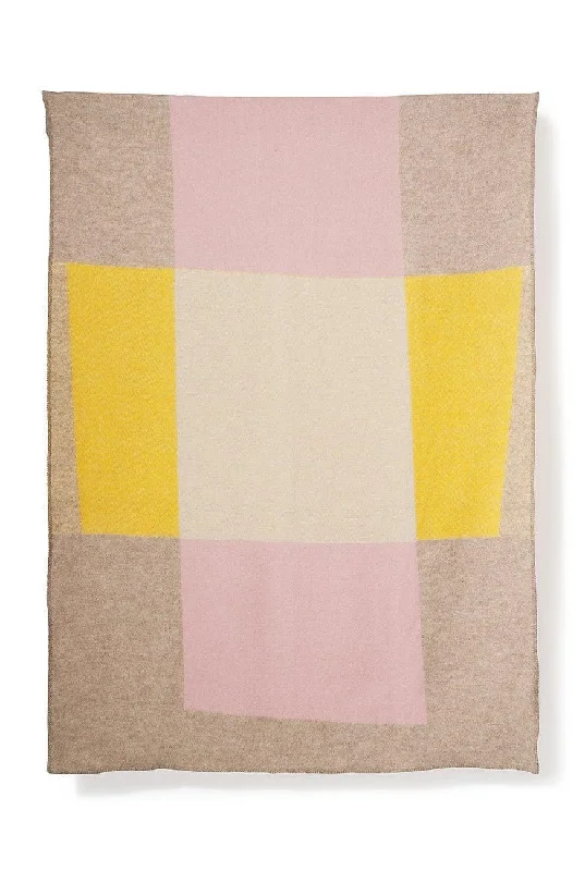 Synthetic fiber blend blankets for a budget - friendly choiceWool Blanket "Bauhaused 3" by Michele Rondelli