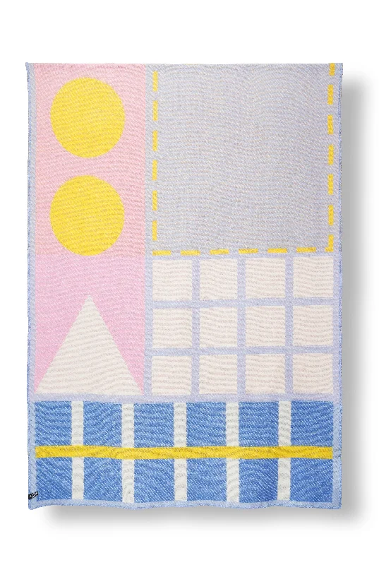 Wool blankets with natural warmth and insulationWool Blanket "Post It" by Sophie Probst