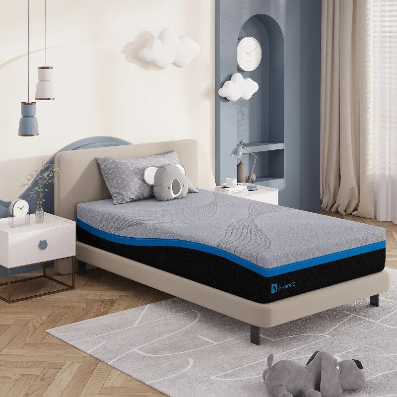 Polyester - foam mattresses for budget - friendly options10 Inch Mattress in a Box with Gel Memory Foam & Breathable Cover