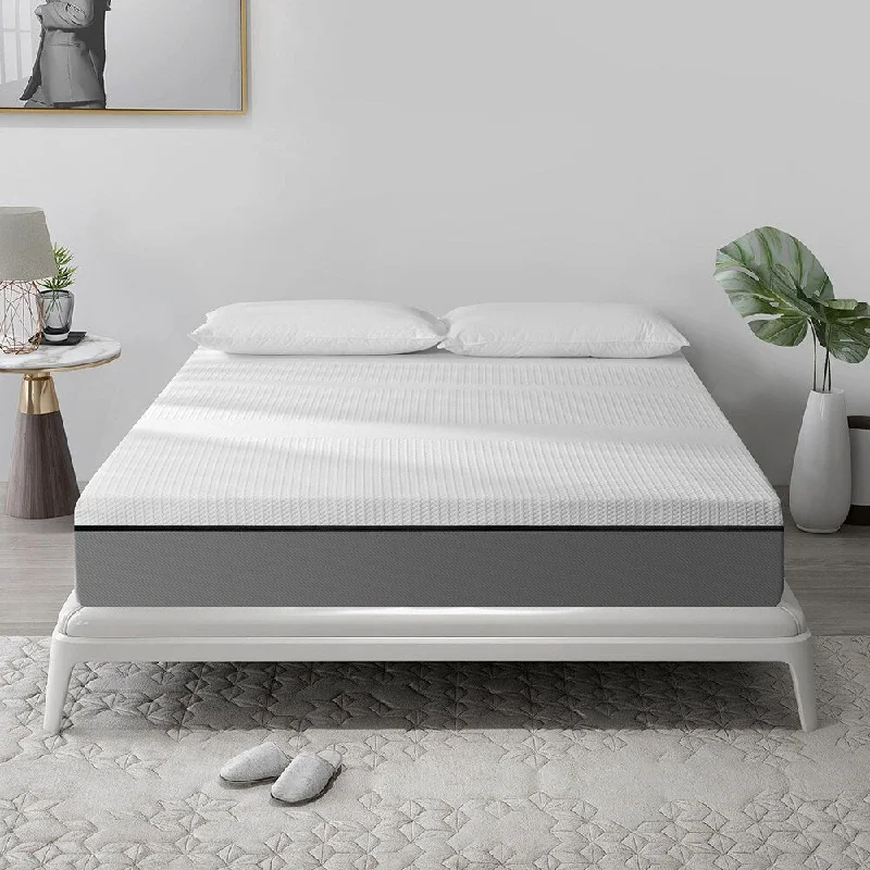 Innerspring mattresses with coil counts for support12 In Gel & Charcoal Infused Memory Foam Mattress,Customized Firmness