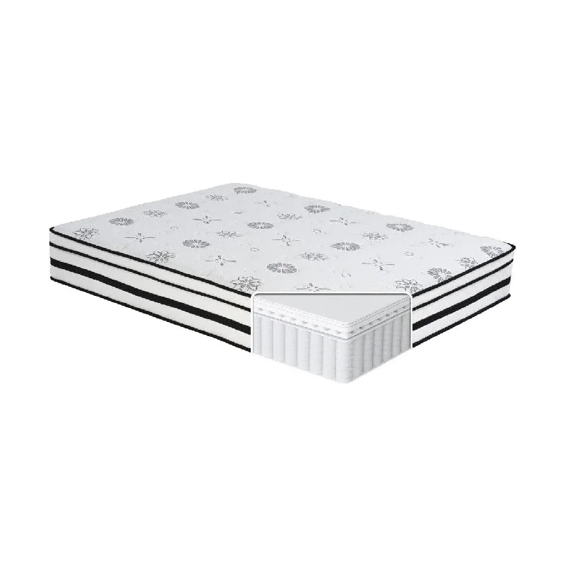 Organic cotton mattresses for a chemical - free sleep surfaceHomelegance Vela 12" Queen Hybrid Mattress