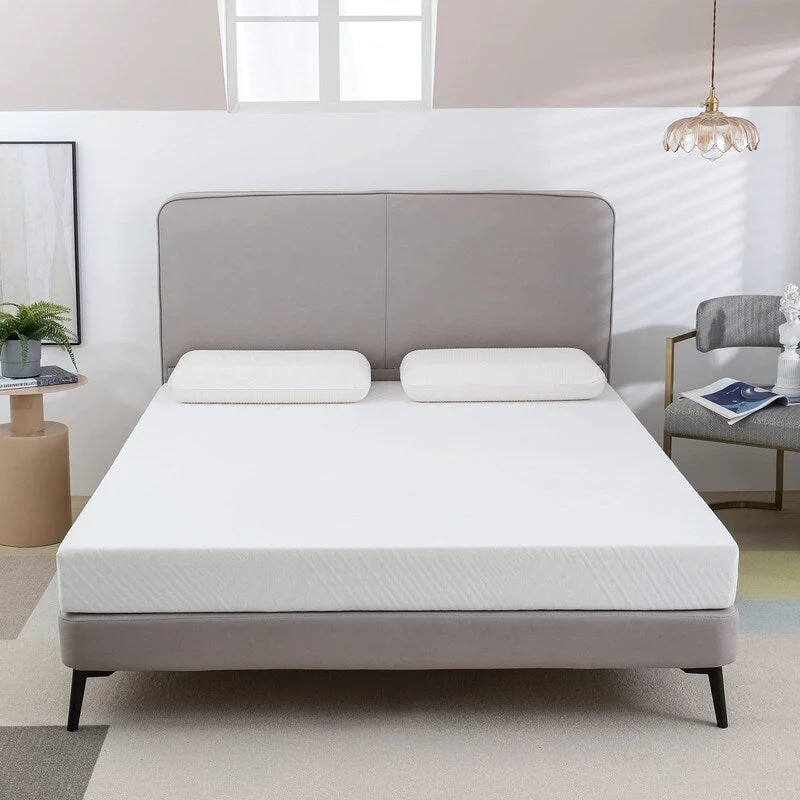 Polyester - foam mattresses for budget - friendly options6 in. Medium Firm Memory Foam Tight Top Bed-in-a-Box with Breathable Removable Quilted Cover Twin White Mattress