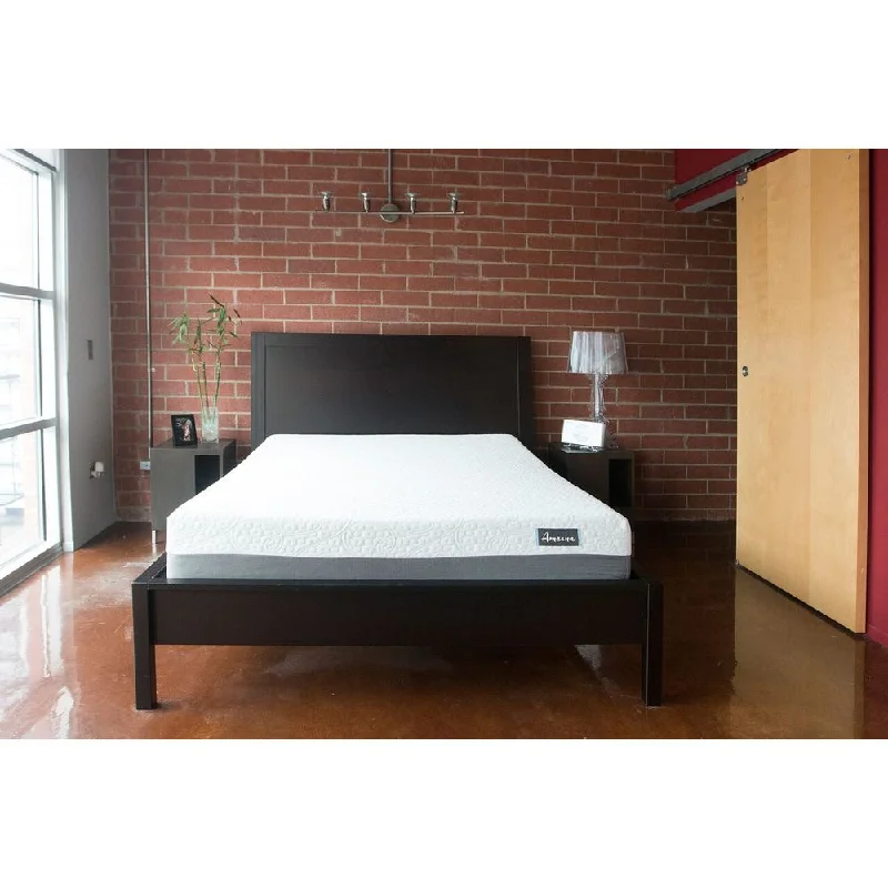 Hybrid mattresses combining foam and innerspring technologyAmeena 10-inch Gel Memory Foam Twin-size Mattress