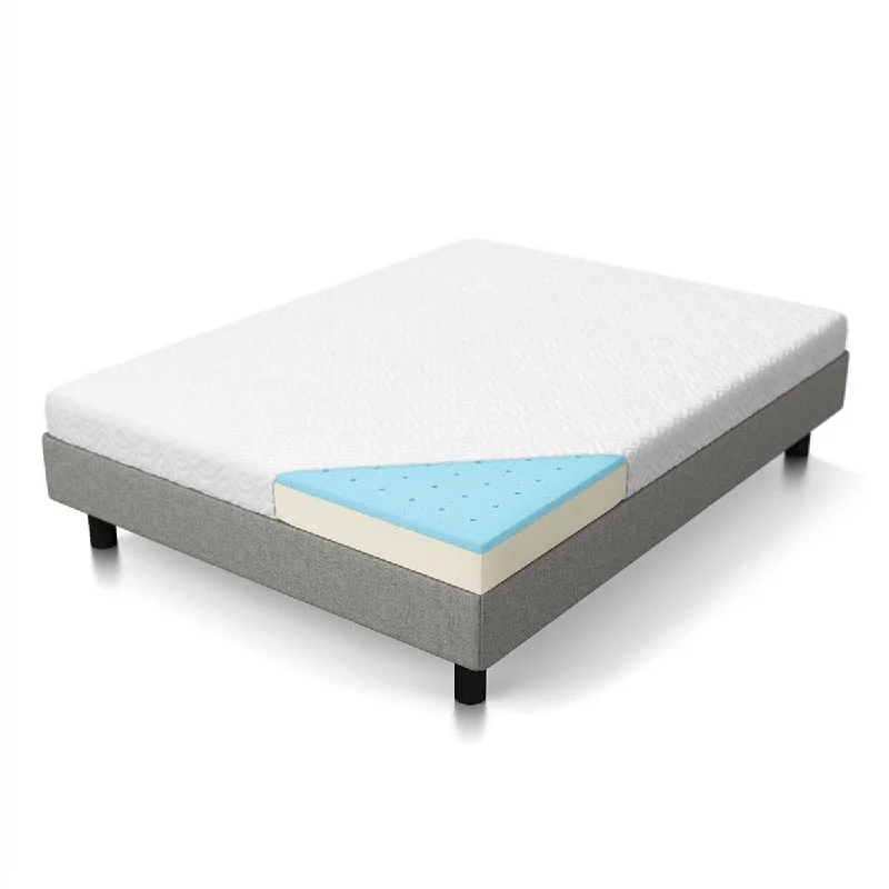 Innerspring mattresses with coil counts for supportDaily Boutik California King 5-inch Firm Gel Memory Foam Mattress