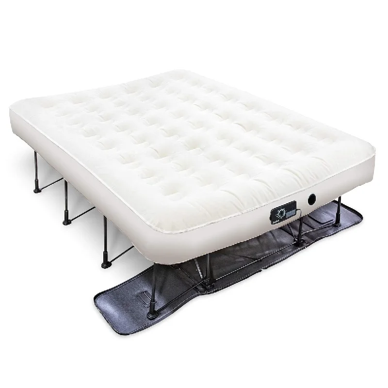 Natural latex and organic cotton blend mattressesEZ-Bed (Queen) Air Mattress with Frame & Rolling Case, Self Inflatable, Blow Up Bed Auto Shut-Off, Comfortable Surface AirBed