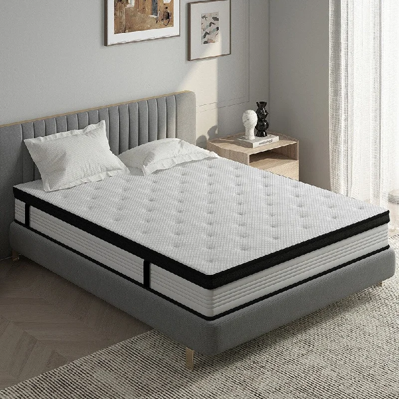 Innerspring mattresses with coil counts for supportFull Size Spring Mattress, Comfort Collection 10-inch Foam Mattress