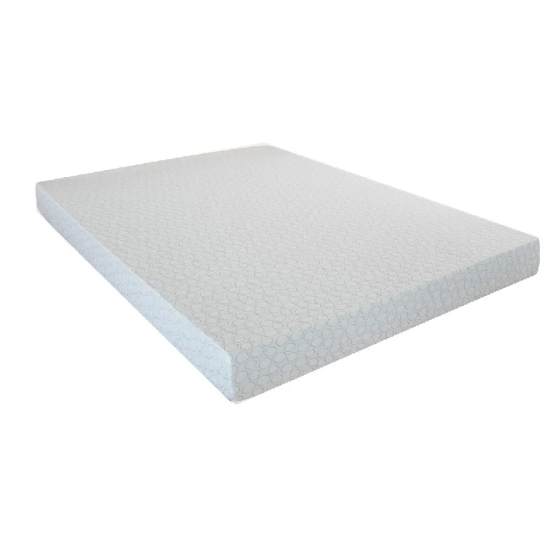 Polyester - foam mattresses for budget - friendly optionsGem 7 Inch Memory Foam XL Twin Size Mattress, Knit Top, Cooling Gel Infused