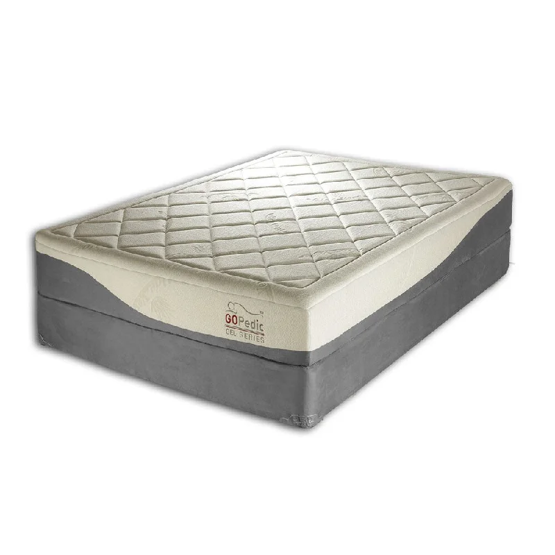 King - size mattresses for spacious master bedroomsGo Pedic 10-inch Twin-size Gel Memory Foam Mattress