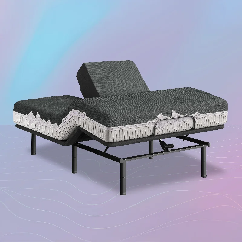 Latex mattresses with natural bounce and breathabilityGood Vibe Sleep Adjustable Bed Frame