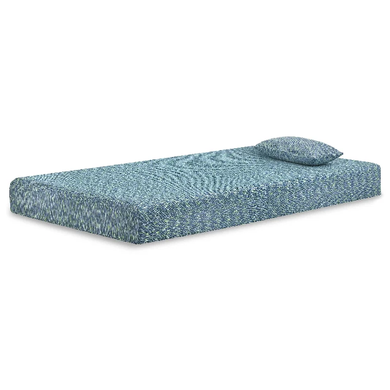 Memory foam mattresses for pressure relief and contouringSierra Sleep® by Ashley iKidz Blue Twin Mattress and Pillow