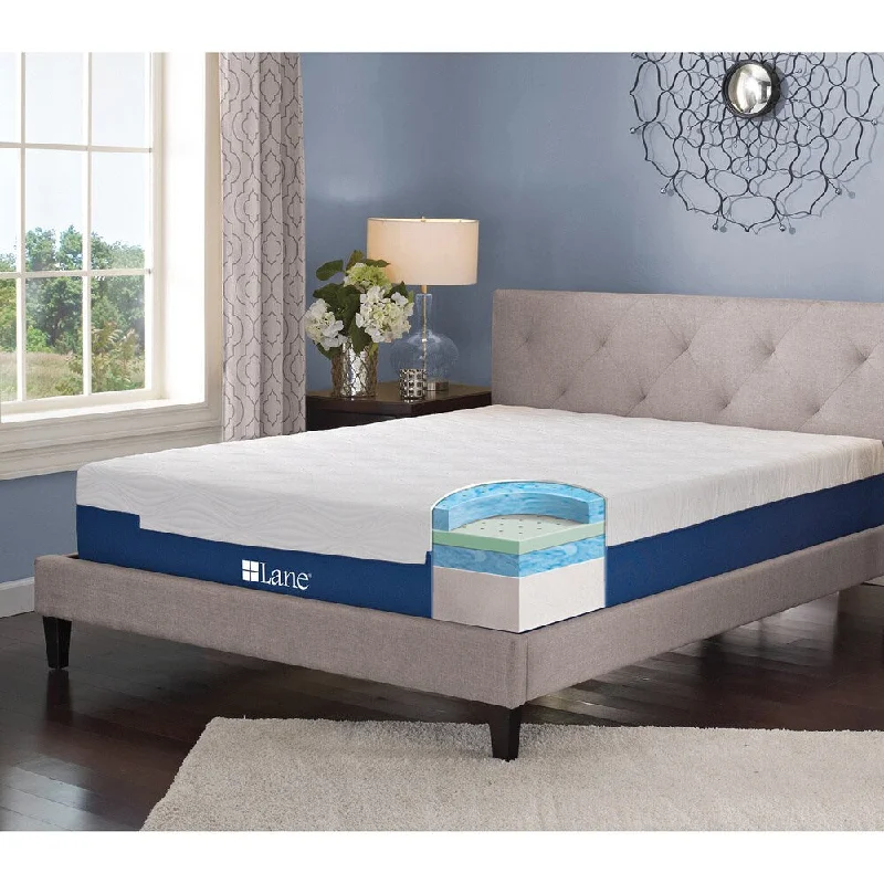 Wool - filled mattresses for natural insulation and moisture - wickingLANE 11-inch King-size Gel Memory Foam Mattress