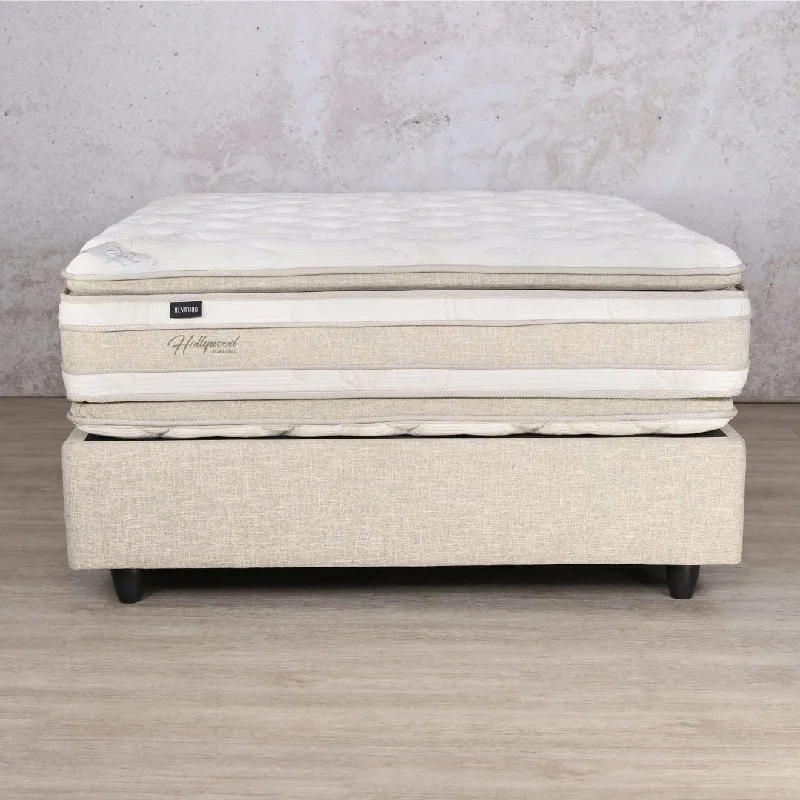 Memory foam mattresses for pressure relief and contouringLeather Gallery HollyWood Pillow Top - Double - Bed Set