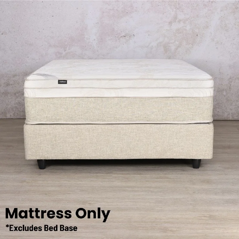 King - size mattresses for spacious master bedroomsLeather Gallery Miami Euro Top - Double - Mattress Only