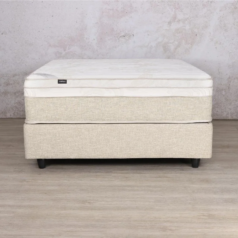 Polyester - foam mattresses for budget - friendly optionsLeather Gallery Miami Euro Top - Double - Bed Set