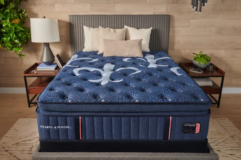 Innerspring mattresses with coil counts for supportLux Estate Firm Euro Pillow Top -  Stearns & Foster