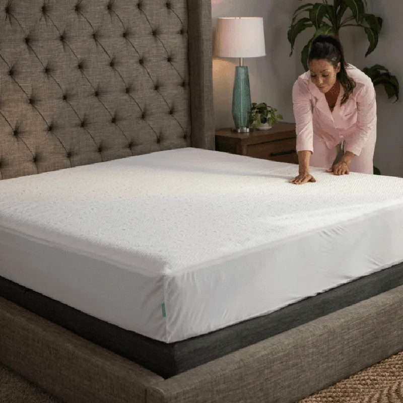 Organic cotton mattresses for a chemical - free sleep surfaceZipFit Cooling Mattress Protector