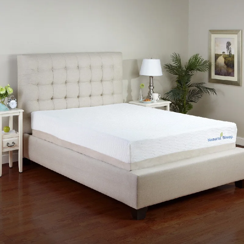 Gel - infused memory foam mattresses for cooler sleepPostureloft Kiera 11-inch Queen-size Talalay Latex Foam Mattress