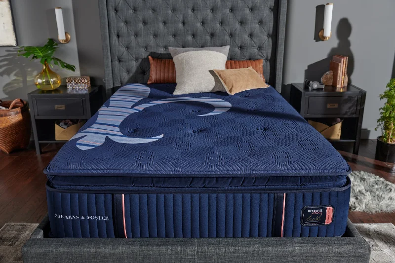 Gel - infused memory foam mattresses for cooler sleepReserve Firm Euro Pillow Top  -  Stearns & Foster