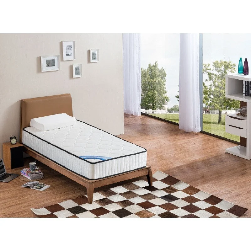 Latex mattresses with natural bounce and breathabilityRoundhill Furniture Twin-size Pocket Spring Mattress