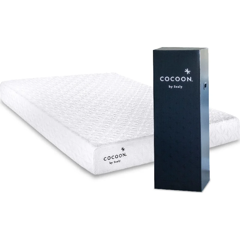 King - size mattresses for spacious master bedroomsCocoon™ by Sealy® Essentials 8" Medium Memory Foam Mattress In A Box