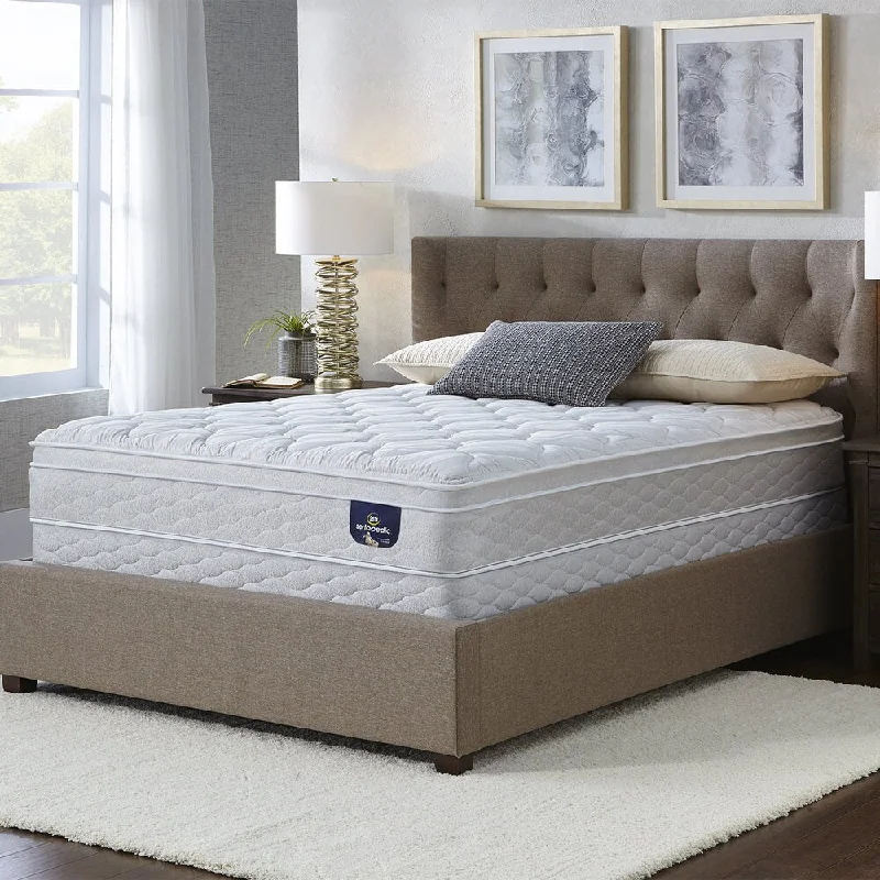 Hybrid mattresses combining foam and innerspring technologySerta Chrome Eurotop Mattress Set