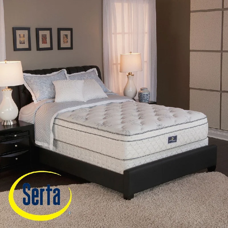 Polyester - foam mattresses for budget - friendly optionsSerta Perfect Sleeper Conviction Euro Top King-size Mattress and Box Spring Set