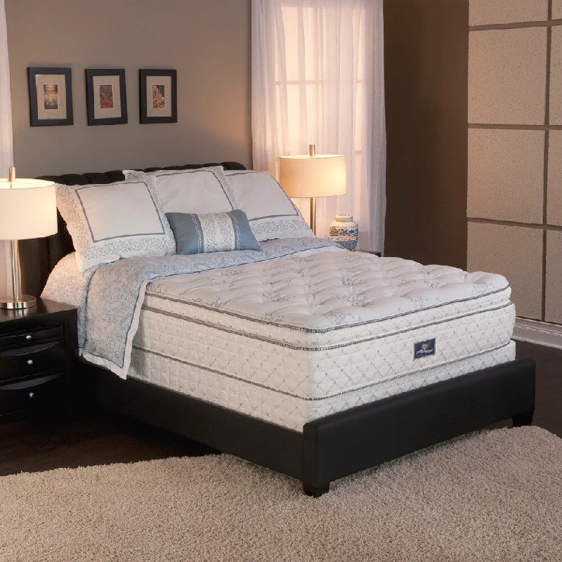 Wool - filled mattresses for natural insulation and moisture - wickingSerta Perfect Sleeper Conviction Super Pillow Top Cal King-size Mattress and Box Spring Set