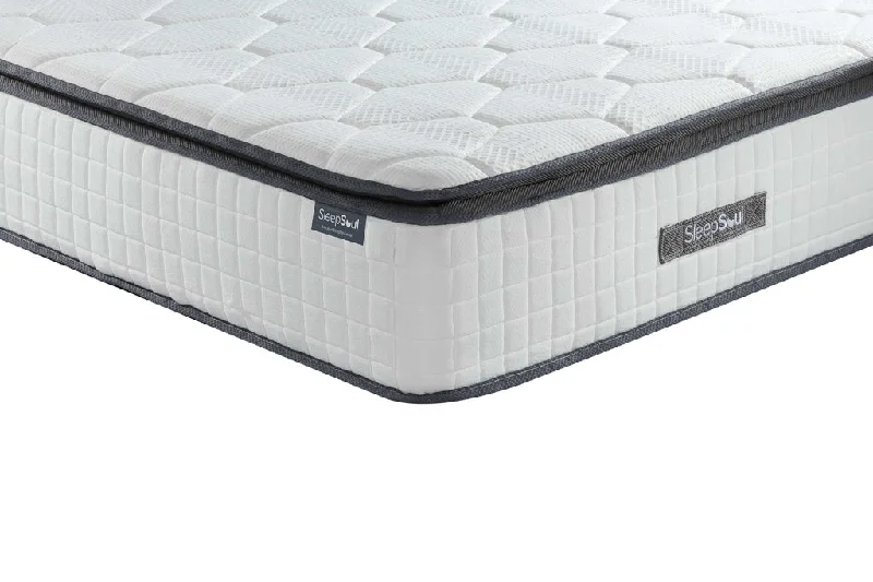 Organic cotton mattresses for a chemical - free sleep surfaceSleepSoul Bliss 800 Pocket Memory Mattress with Pillow Top