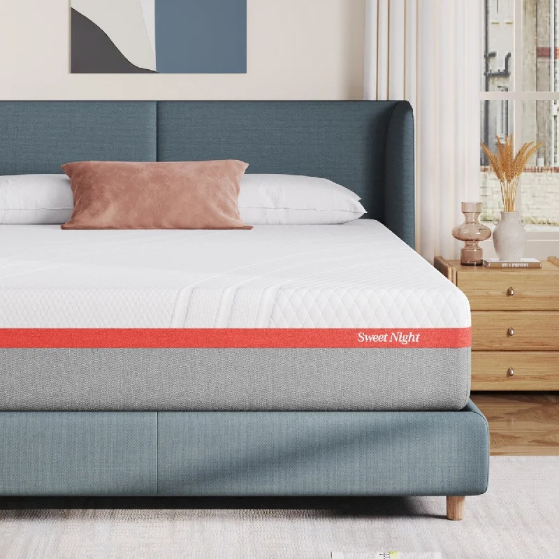 Innerspring mattresses with coil counts for supportSweetnight 10-inch Medium Firm Gel Memory Foam Mattress